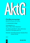 Cover: Aktiengesetz - De Gruyter