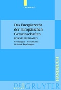 Abbildung von: Das Energierecht der Europäischen Gemeinschaften - De Gruyter
