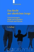 Cover: Das Recht der elterlichen Sorge - De Gruyter