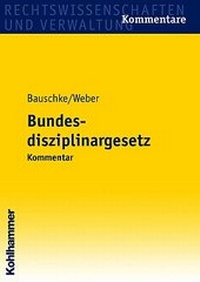 Abbildung von: Bundesdisziplinargesetz - Kohlhammer