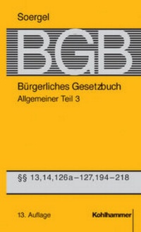 Enlarge image Cover: Bürgerliches Gesetzbuch mit Einführungsgesetz und Nebengesetzen (BGB) - Band 2a - Kohlhammer