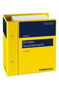 Abbildung von: Bundeshaushaltsrecht - Kohlhammer