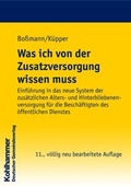 Cover: Was ich von der Zusatzversorgung wissen muss - Kohlhammer