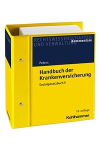 Abbildung von: Handbuch der Krankenversicherung - Kohlhammer