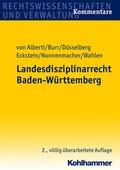 Cover: Landesdisziplinarrecht Baden-W&uuml;rttemberg - Kohlhammer