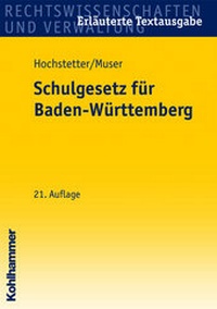 Abbildung von: Schulgesetz für Baden-Württemberg - Kohlhammer