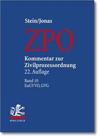 Abbildung von: Kommentar zur Zivilprozessordnung - Mohr Siebeck