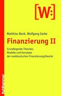 Enlarge image Cover: Finanzierung II - Kohlhammer