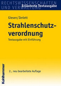 Bild: Strahlenschutzverordnung - Kohlhammer