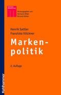 Cover: Markenpolitik - Kohlhammer