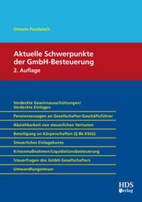 Abbildung von: Aktuelle Schwerpunkte der GmbH-Besteuerung - HDS