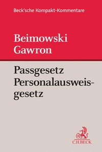Enlarge image Cover: Pass- und Personalausweisgesetz - C.H.BECK