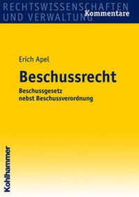 Abbildung von: Beschussrecht - Kohlhammer