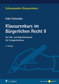 Cover: Klausurenkurs im B&uuml;rgerlichen Recht II - C.F. M&uuml;ller