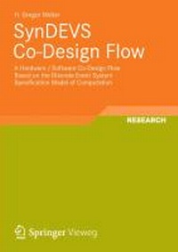 Abbildung von: SynDEVS Co-Design Flow - Springer Gabler