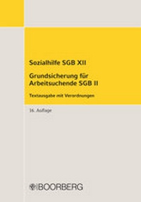 Abbildung von: Sozialhilfe SGB XII Grundsicherung für Arbeitsuchende SGB II - Boorberg