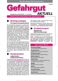 Abbildung von: Gefahrgut aktuell - ecomed Storck
