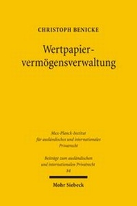 Abbildung von: Wertpapiervermögensverwaltung - Mohr Siebeck