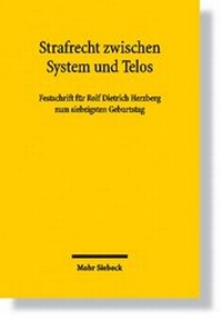 Enlarge image Cover: Strafrecht zwischen System und Telos - Mohr Siebeck
