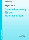 Bild: Gemeindeordnung für den Freistaat Bayern - Kohlhammer