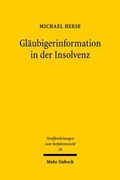 Abbildung von: Gläubigerinformation in der Insolvenz - Mohr Siebeck