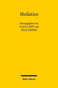 Cover: Mediation - Mohr Siebeck