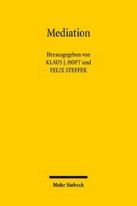 Enlarge image Cover: Mediation - Mohr Siebeck
