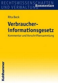 Abbildung von: Verbraucherinformationsgesetz - Kohlhammer