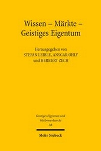 Abbildung von: Wissen - Märkte - Geistiges Eigentum - Mohr Siebeck
