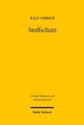Cover: Stoffschutz - Mohr Siebeck