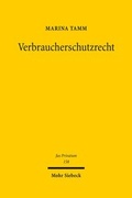 Cover: Verbraucherschutzrecht - Mohr Siebeck