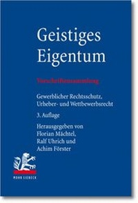 Abbildung von: Geistiges Eigentum - Mohr Siebeck