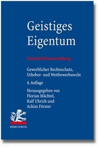 Abbildung von: Geistiges Eigentum - Mohr Siebeck