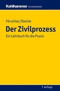 Abbildung von: Der Zivilprozess - Kohlhammer