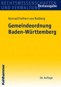 Bild: Gemeindeordnung Baden-Württtemberg - Kohlhammer