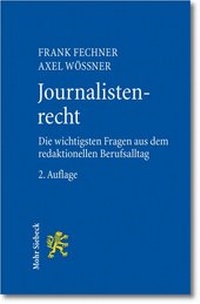 Abbildung von: Journalistenrecht - Mohr Siebeck
