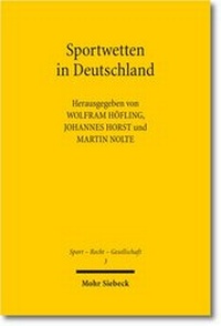 Abbildung von: Sportwetten in Deutschland - Mohr Siebeck