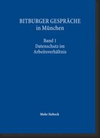 Abbildung von: Bitburger Gespräche in München - Mohr Siebeck
