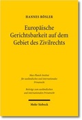 Abbildung von: Europäische Gerichtsbarkeit auf dem Gebiet des Zivilrechts - Mohr Siebeck