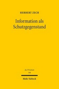 Abbildung von: Information als Schutzgegenstand - Mohr Siebeck