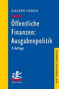 Cover: &Ouml;ffentliche Finanzen: Ausgabenpolitik - Mohr Siebeck