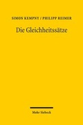 Cover: Die Gleichheitss&auml;tze - Mohr Siebeck