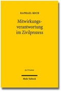 Abbildung von: Mitwirkungsverantwortung im Zivilprozess - Mohr Siebeck
