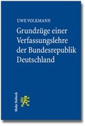 Cover: Grundz&uuml;ge einer Verfassungslehre der Bundesrepublik Deutschland - Mohr Siebeck