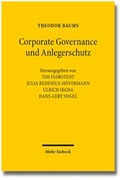 Cover: Corporate Governance und Anlegerschutz - Mohr Siebeck