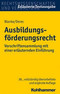 Abbildung von: Ausbildungsförderungsrecht - Kohlhammer