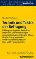 Cover: Technik und Taktik der Befragung - Kohlhammer