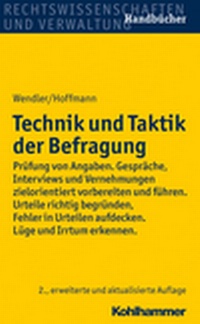 Abbildung von: Technik und Taktik der Befragung - Kohlhammer