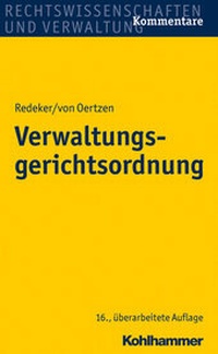 Abbildung von: Verwaltungsgerichtsordnung: VwGO - Kohlhammer
