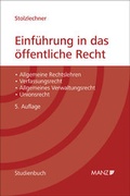 Cover: Einf&uuml;hrung in das &ouml;ffentliche Recht - Manz
